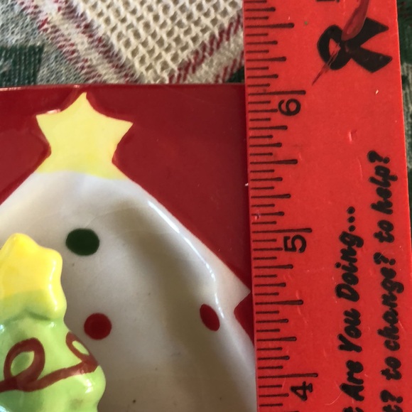 Christmas Tree small serving dish and spreader - Picture 5 of 6